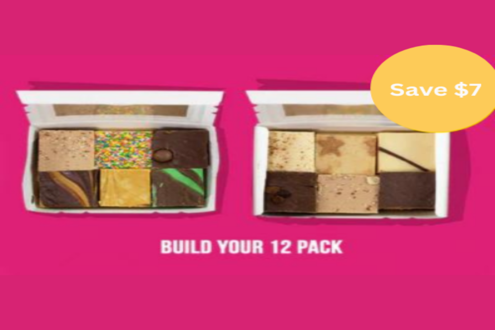 12 Piece Fudge Pack
