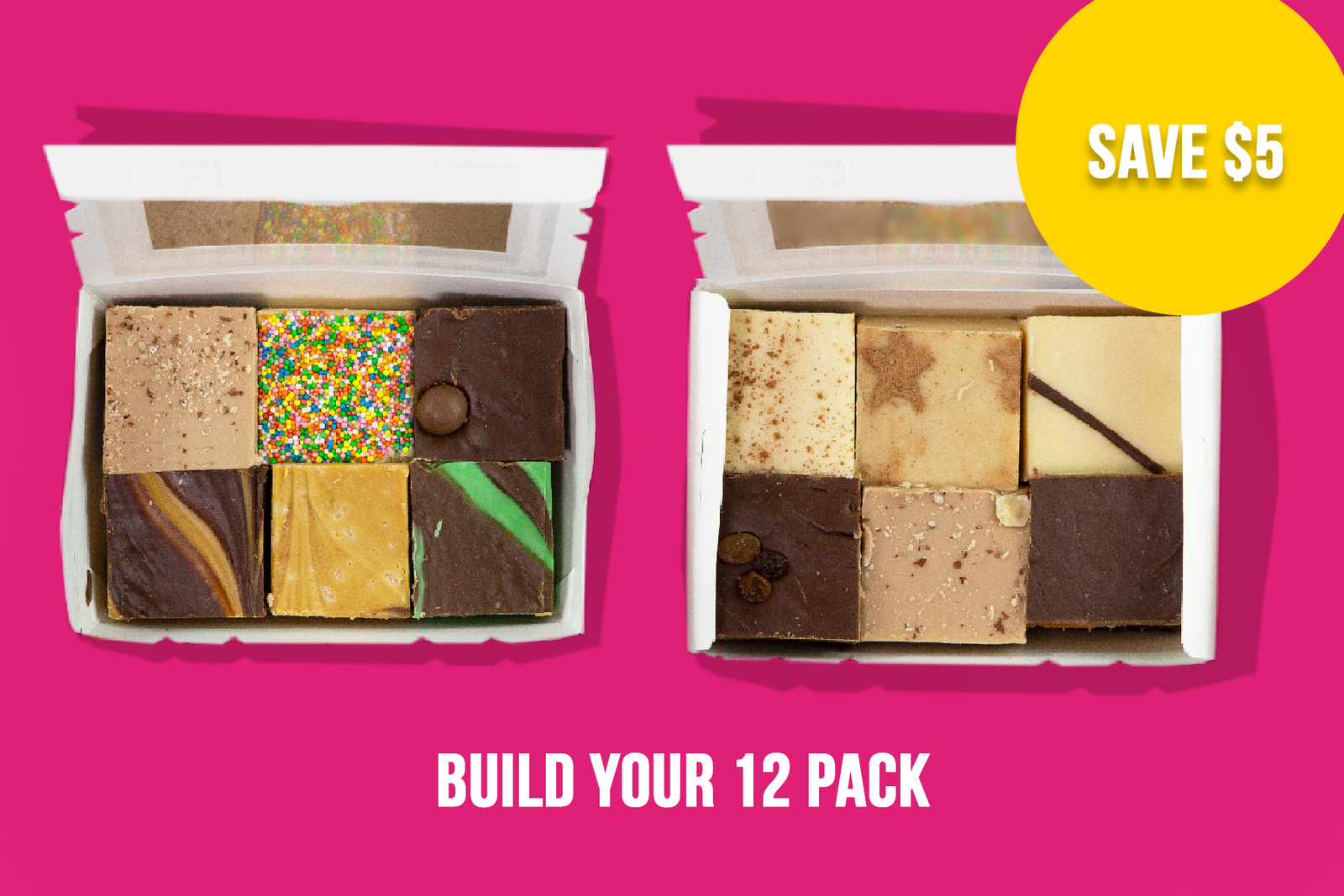12 Piece Fudge Pack